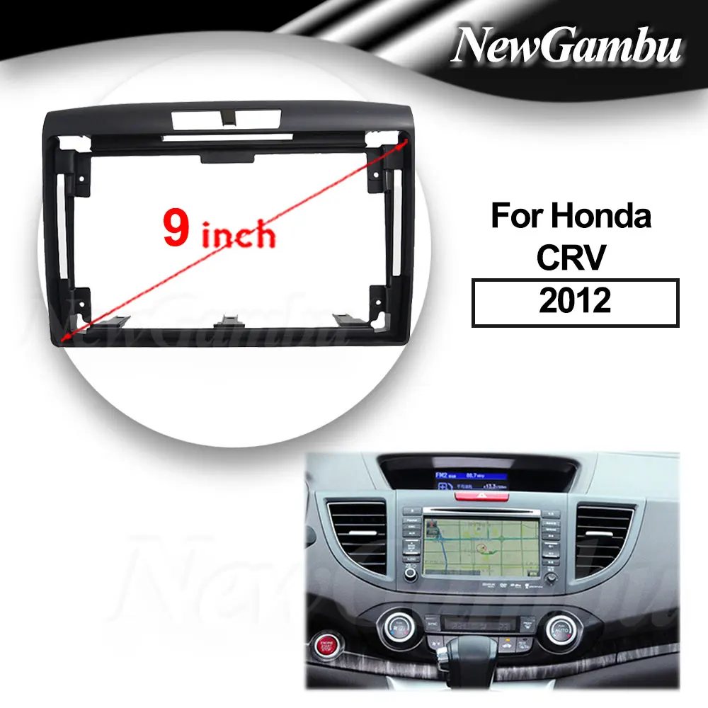 NewGambu 9 Inch Radio Fascia fit For Honda CRV 2012 Frame Stereo DVD Player Install Surround Trim Panel Audio Frame Cover
NewGambu 9 Inch Radio Fascia fit For Honda CRV 2012 Frame Stereo DVD Player Install Surround Trim Panel Audio Frame Cover