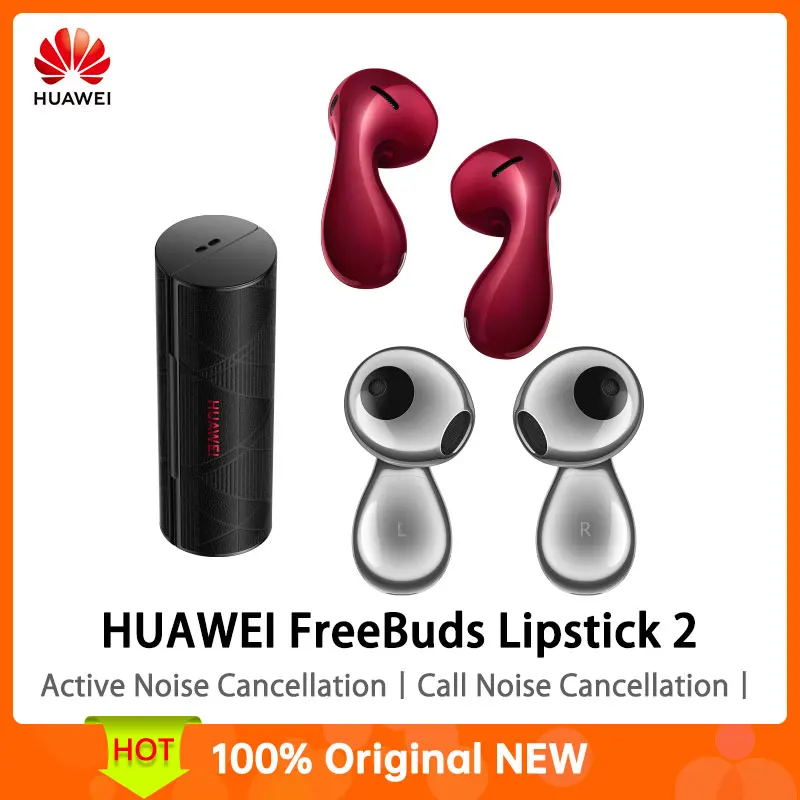 

HUAWEI FreeBuds Lipstick 2 Adaptive Active Noise Cancellation Call Noise Cancellation Supports IP54
