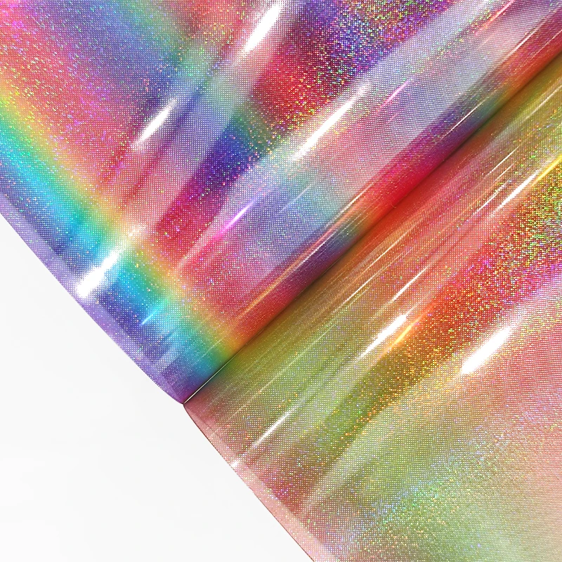 Gradient Rainbow Color fine sparkle Transparent PVC Jelly Faux Leather Sheets Synthetic Leather Fabric for Hair Bows Pouches Bag
Gradient Rainbow Color fine sparkle Transparent PVC Jelly Faux Leather Sheets Synthetic Leather Fabric for Hair Bows Pouches Bag
