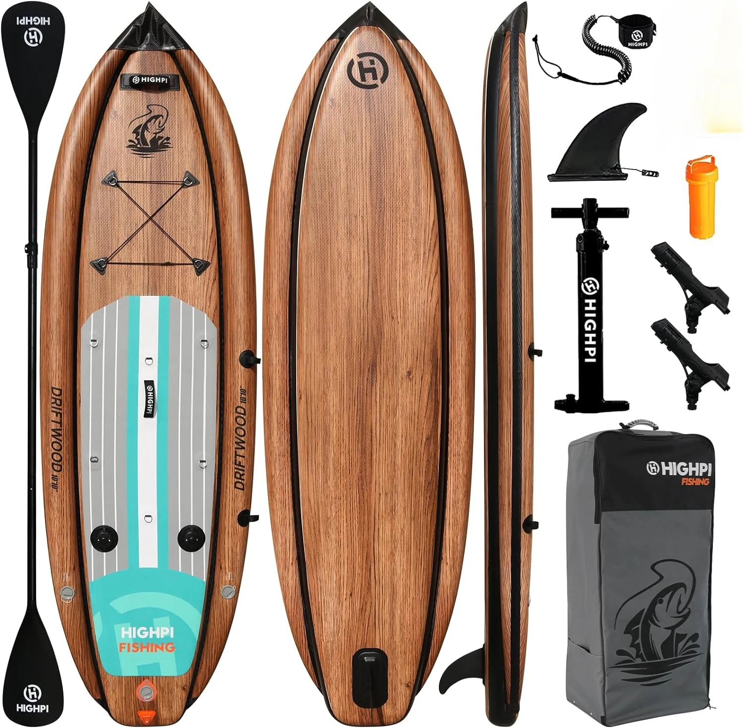 Inflatable Stand Up Paddle Board 11'x33''x6''W Premium Accessories, Backpack, Wide Stance, Surf Control, Non-Slip Deck
Inflatable Stand Up Paddle Board 11'x33''x6''W Premium Accessories, Backpack, Wide Stance, Surf Control, Non-Slip Deck