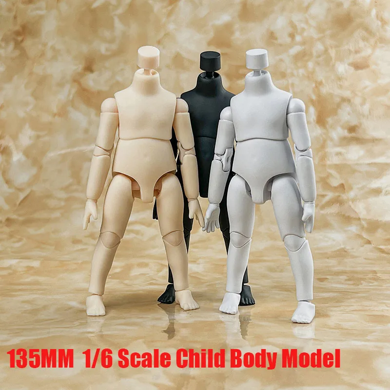 3Color Ct01 1/6 Scale Child Body Model Cute Flexible Joints Girls Boys Toy Dolls For Diy 135MM Action Figure Collectible Model
3Color Ct01 1/6 Scale Child Body Model Cute Flexible Joints Girls Boys Toy Dolls For Diy 135MM Action Figure Collectible Model