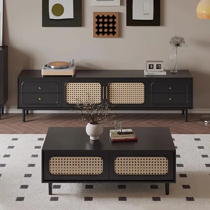 Retro Black Tv Stands Luxury Designer Monitor Console Modern Storage Tv Stands Simplicity Suporte Para Tv Italian Furniture
Retro Black Tv Stands Luxury Designer Monitor Console Modern Storage Tv Stands Simplicity Suporte Para Tv Italian Furniture