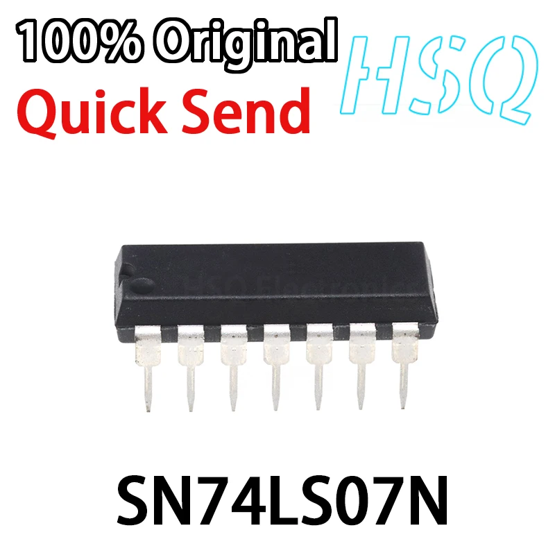 5PCS SN74LS07N HD74LS07P Original New Chip Buffer/Driver/Receiver Chip 
5PCS SN74LS07N HD74LS07P Original New Chip Buffer/Driver/Receiver Chip