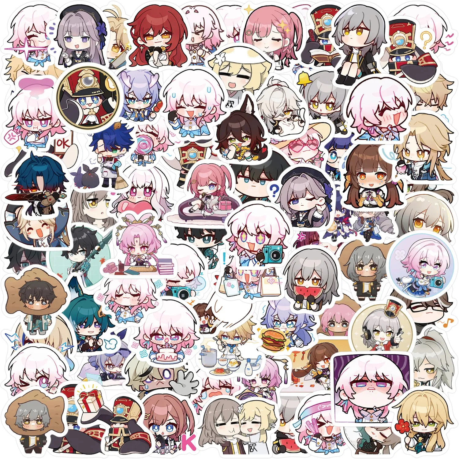 10/80pcs Game Honkai Star Rail Stickers Pack Graffiti Luggage Laptop Skateboard Suitcase Cartoon Anime Stickers Children Decal
10/80pcs Game Honkai Star Rail Stickers Pack Graffiti Luggage Laptop Skateboard Suitcase Cartoon Anime Stickers Children Decal
