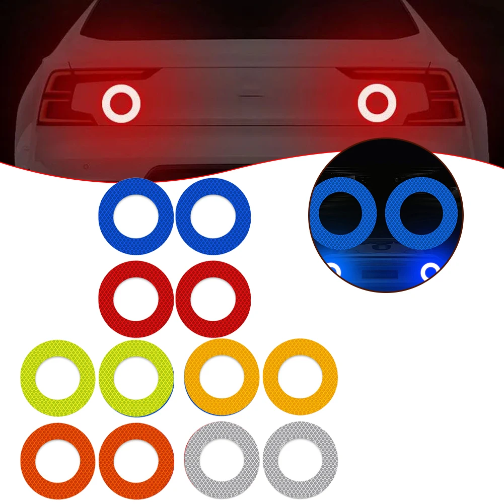 2PCS Fluorescent/White/Red/Blue/Orange/Yellow Reflective Stickers 11cm PET Exterior Accessories For Cars/motorcycles/bicycles
2PCS Fluorescent/White/Red/Blue/Orange/Yellow Reflective Stickers 11cm PET Exterior Accessories For Cars/motorcycles/bicycles