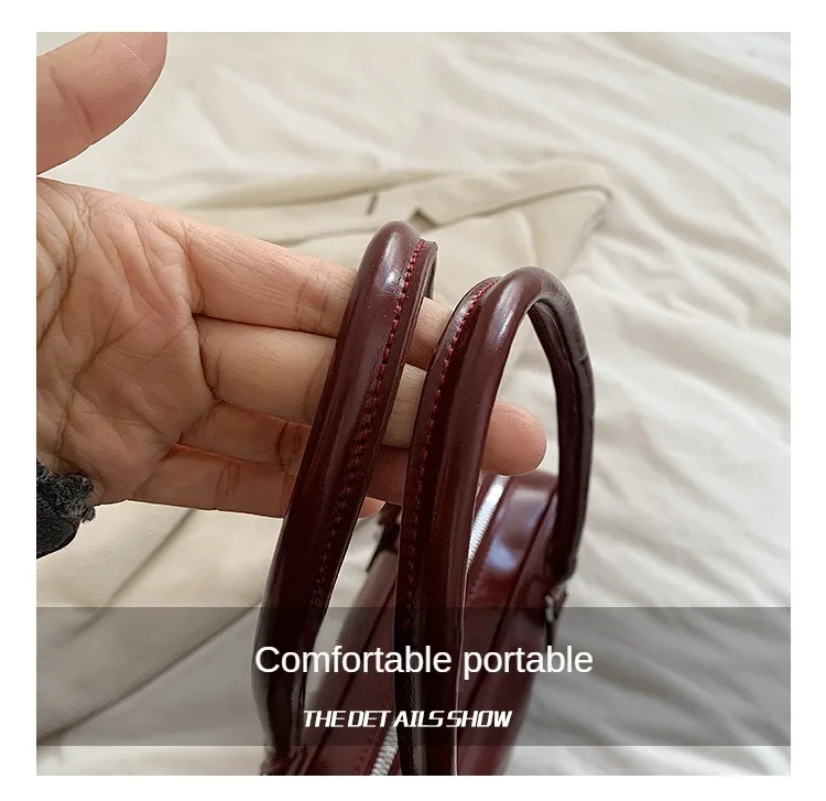 بلون بولي Leather حقائب جلدية تحت الإبط للنساء 2026 ربيع الكورية موضة ريترو حقيبة كتف بسيطة سيدة حقائب اليد والمحافظ بلون بولي Leather حقائب جلدية تحت الإبط للنساء 2026 ربيع الكورية موضة ريترو حقيبة كتف بسيطة سيدة حقائب اليد والمحافظ