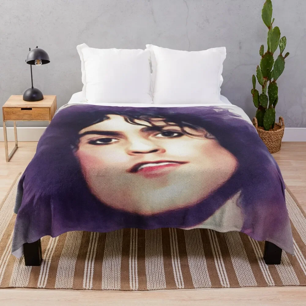 

Marc Bolan, Music Legend Throw Blanket Flannel Fabric blankets ands halloween Soft Big Decoratives Blankets