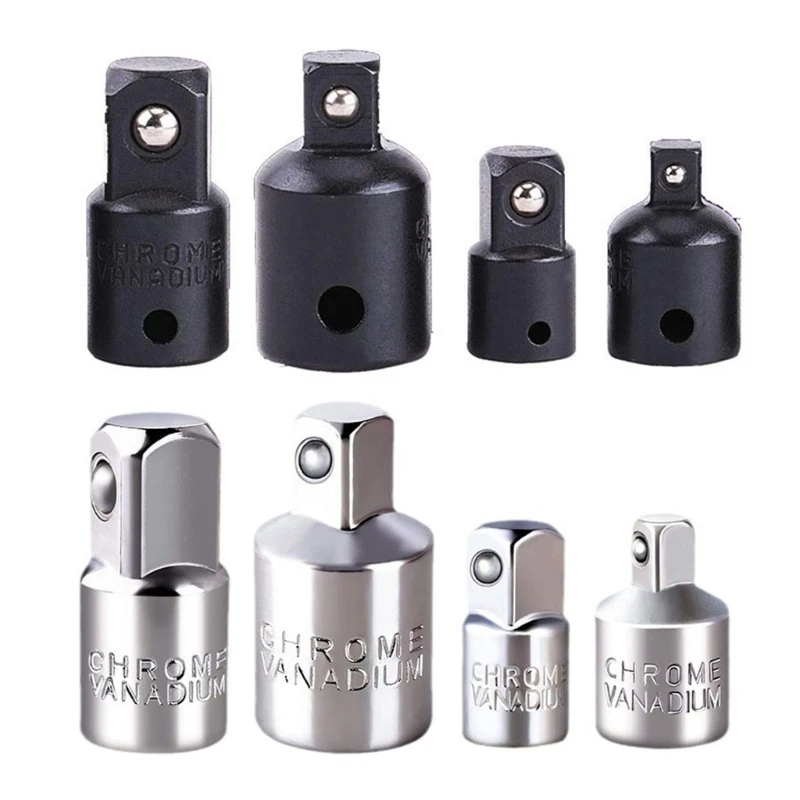 4Pcs Impact Socket Adapters Set Socket Wrench Adapters Reducers Adapters for Converters Socket Set 1/4" 3/8"
4Pcs Impact Socket Adapters Set Socket Wrench Adapters Reducers Adapters for Converters Socket Set 1/4" 3/8"