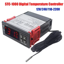 Digital Temperature Controller Thermostat STC-1000 Waterproof Sensor Two Relay Heating Cooling LED Temp Control Relay Incubator
Digital Temperature Controller Thermostat STC-1000 Waterproof Sensor Two Relay Heating Cooling LED Temp Control Relay Incubator