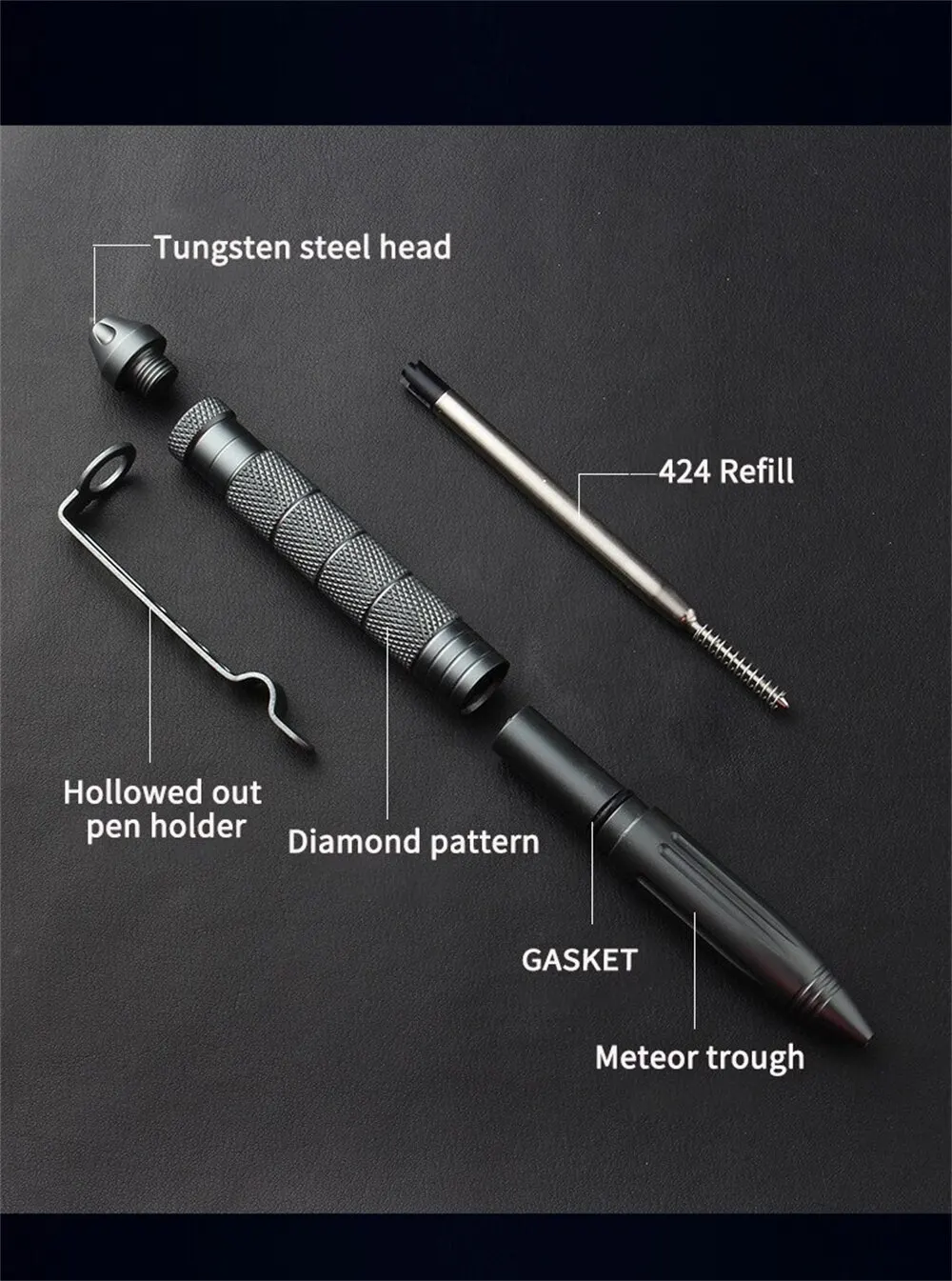 Multi Functional Tactical Pen High Quality Steel Anti Skid Portable Self Defence Pen Aluminium Glass Breaker Survival Tool 8 Mallzona S8a9b7e5041ee41bebcd73e28fe77116dT Multi Functional Tactical Pen High Quality Steel Anti Skid Portable Self Defence Pen Aluminium Glass Breaker Survival Tool Mallzona