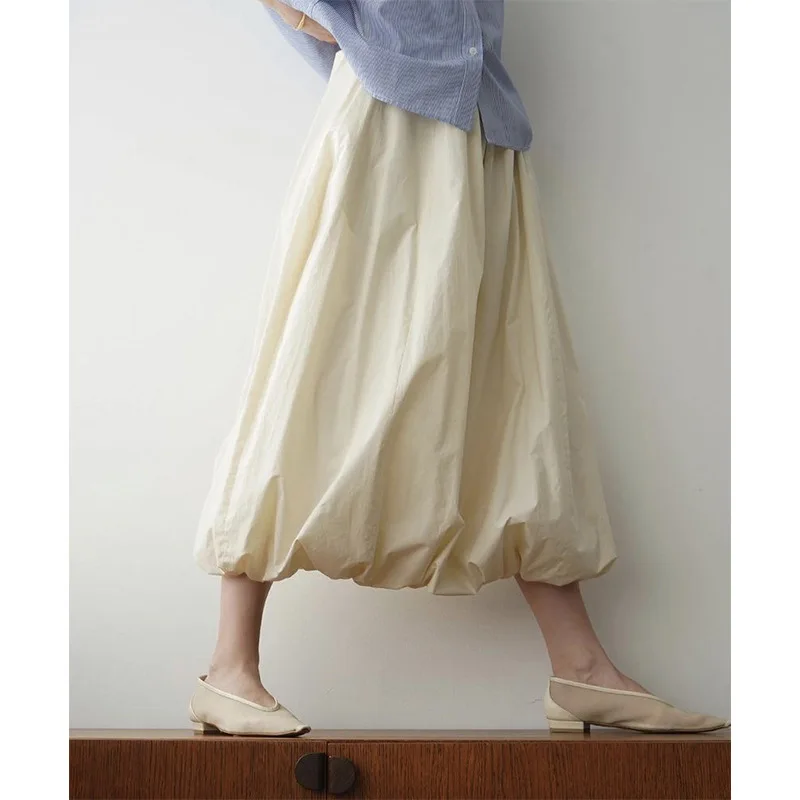 Skirt Women 2023 Spring and Summer Three-dimensional Pleated Cotton Over-the-knee Long Skirt
Skirt Women 2023 Spring and Summer Three-dimensional Pleated Cotton Over-the-knee Long Skirt
