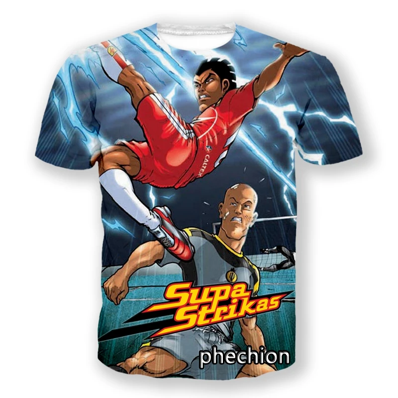 Новые модные мужские/женские футболки phechion с 3D принтом Supa Strikas с коротким рукавом, повседневные летние футболки в стиле хип-хоп S180
Новые модные мужские/женские футболки phechion с 3D принтом Supa Strikas с коротким рукавом, повседневные летние футболки в стиле хип-хоп S180