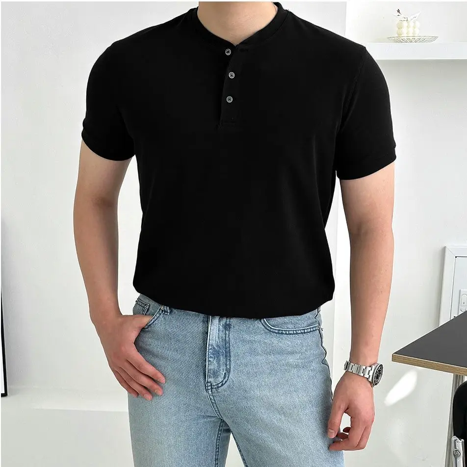 Solid Color Sports Short Sleeve T Shirts Men O-Neck Henry Shirt Casual Slim Breathable Simple Running Fitness T-shirts for Men
Solid Color Sports Short Sleeve T Shirts Men O-Neck Henry Shirt Casual Slim Breathable Simple Running Fitness T-shirts for Men