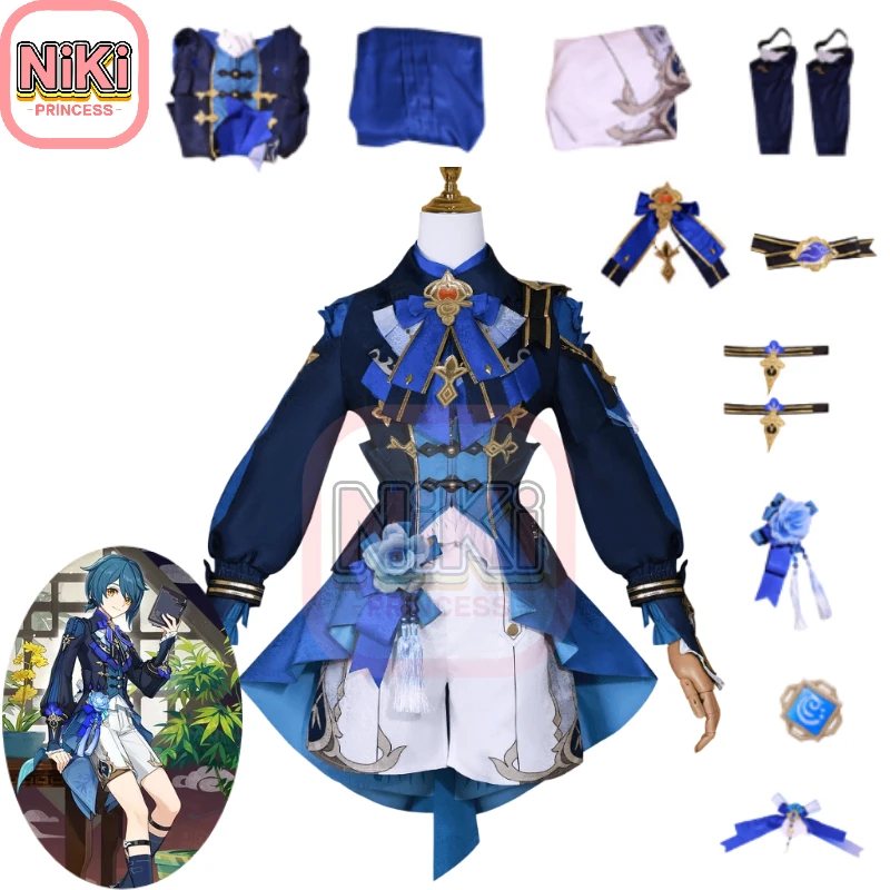 Genshin Impact Bamboo Rain Xingqiu Cosplay Game Genshin Impact Bamboo Rain Cosplay Halloween Party Outfit Women Girls Suit
Genshin Impact Bamboo Rain Xingqiu Cosplay Game Genshin Impact Bamboo Rain Cosplay Halloween Party Outfit Women Girls Suit