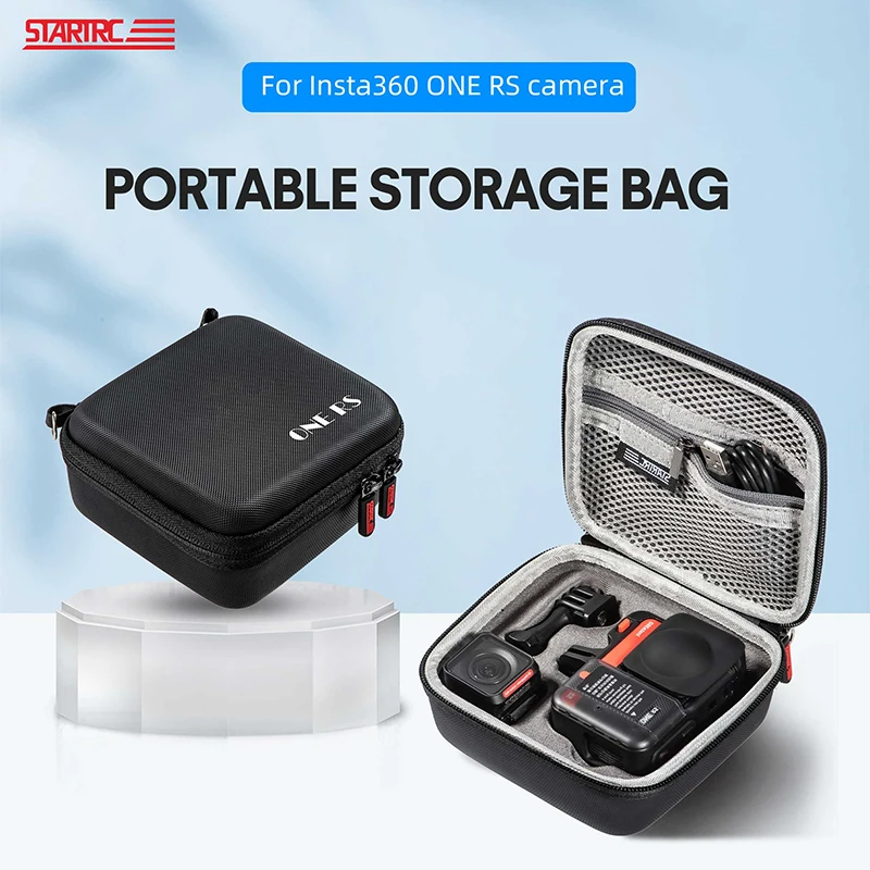 For Insta360 ONE RS Wide Angle Panoramic Camera Storage Bag Handbag Waterproof Carrying Case Portable Protective Box Accessories
For Insta360 ONE RS Wide Angle Panoramic Camera Storage Bag Handbag Waterproof Carrying Case Portable Protective Box Accessories