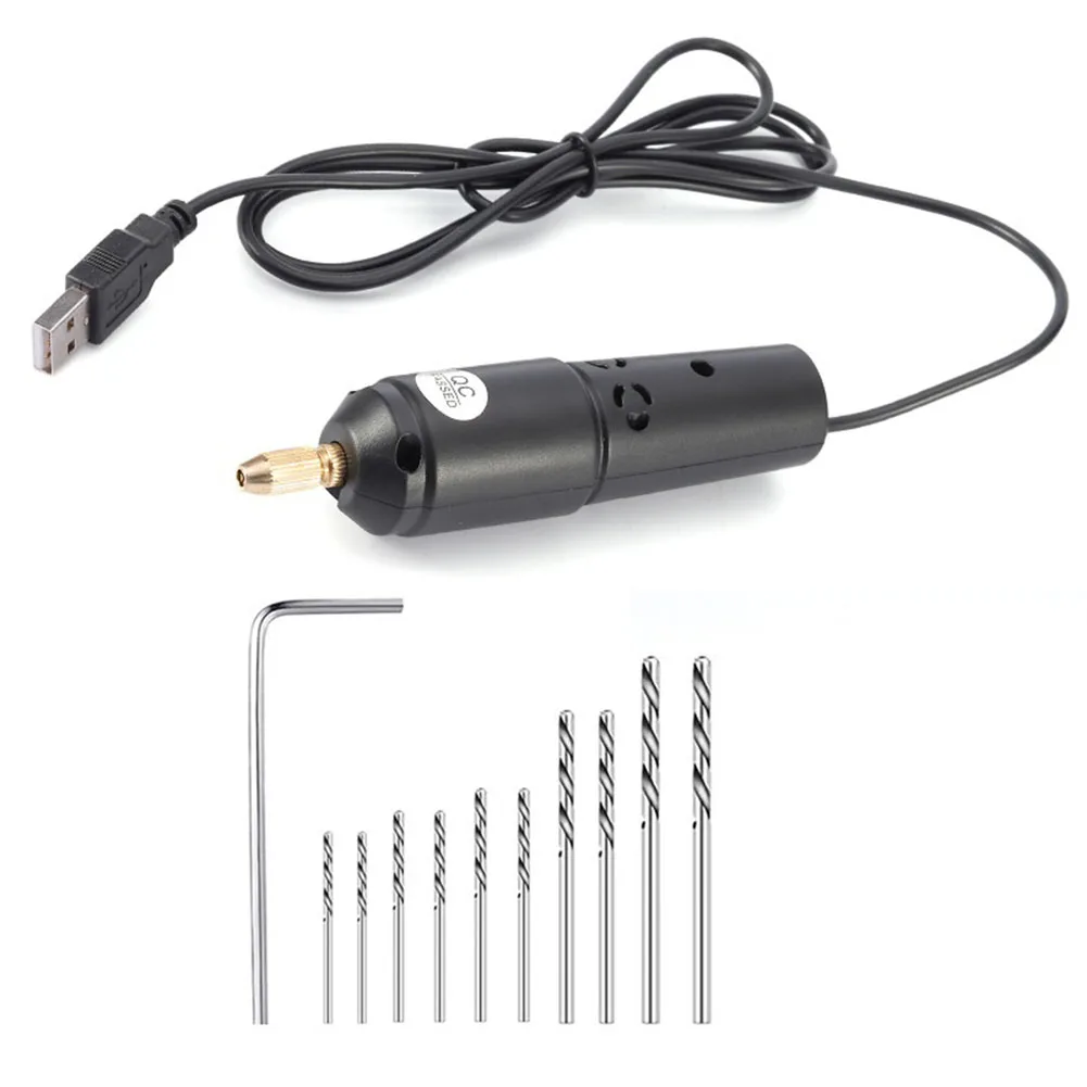 12pcs USB Electric Drill Bits Wrench Kit 0.8-1.2mm Drill Head For Resin Wood Polymer Pendant Hole Punching Making Supplies Tools
12pcs USB Electric Drill Bits Wrench Kit 0.8-1.2mm Drill Head For Resin Wood Polymer Pendant Hole Punching Making Supplies Tools
