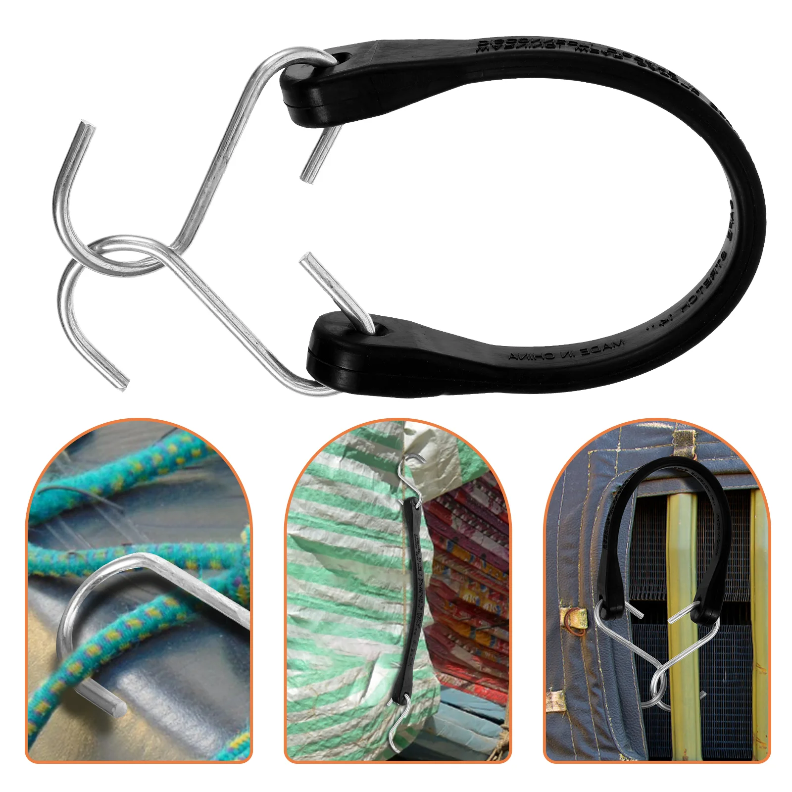 Car Tarp Tightening Straps Rubber Cords Luggage Fixing Tarps Tie down Tarps Outdoor Water Proof
Car Tarp Tightening Straps Rubber Cords Luggage Fixing Tarps Tie down Tarps Outdoor Water Proof