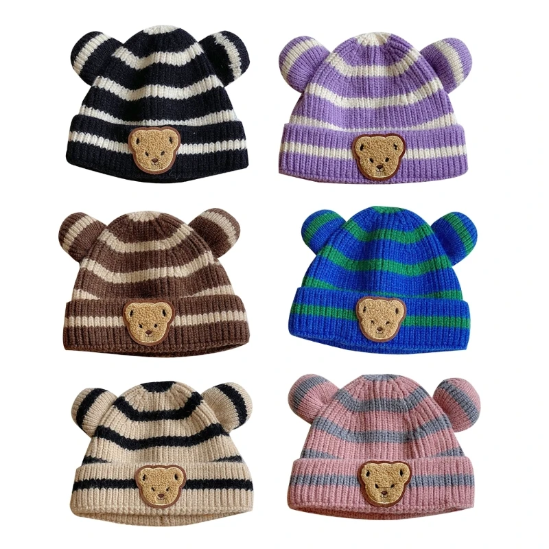 Trendy Striped Baby Beanie Cap Soft Breathable Infant Warm Cap for 5M to 4 Years
Trendy Striped Baby Beanie Cap Soft Breathable Infant Warm Cap for 5M to 4 Years