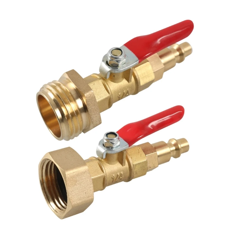 Brass Winterize Adapter 1/4 Inch Male Quick Connecting Plug & 3/4 Inch Male and Female GHT Thread for RVs Garden Dropship
Brass Winterize Adapter 1/4 Inch Male Quick Connecting Plug & 3/4 Inch Male and Female GHT Thread for RVs Garden Dropship