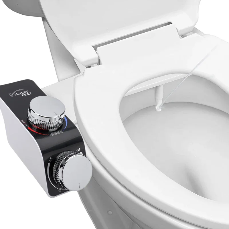 Toilet Seat Attachment Bidet Non-Electric Self-Cleaning Dual Nozzles Wash Hot Cold Mixer Water Lady Bathroom Accessories Sprayer
Toilet Seat Attachment Bidet Non-Electric Self-Cleaning Dual Nozzles Wash Hot Cold Mixer Water Lady Bathroom Accessories Sprayer