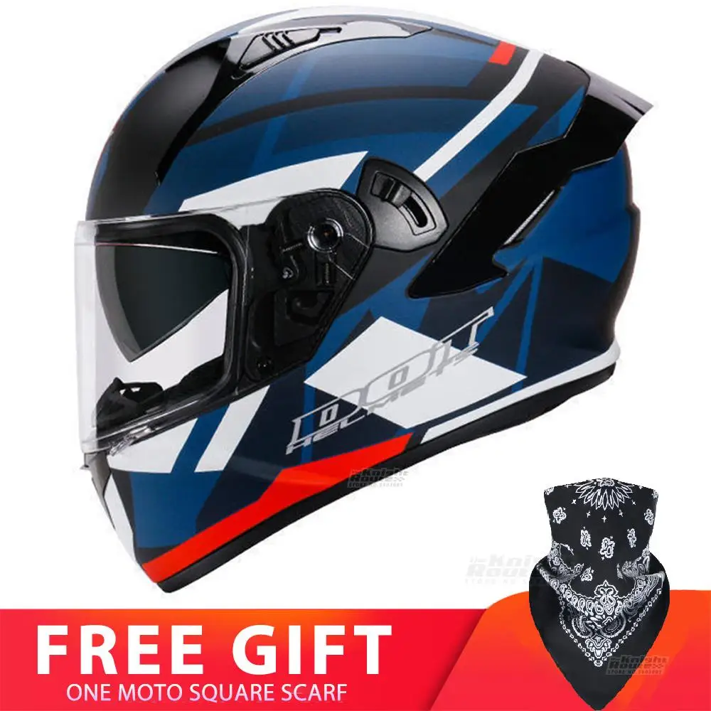 DOT Approved Safety Motorcycle Helmet Full Face Helmet Moto Motocross Helmet Double Lens Interior Visor Riding Racing Casco Men
DOT Approved Safety Motorcycle Helmet Full Face Helmet Moto Motocross Helmet Double Lens Interior Visor Riding Racing Casco Men
