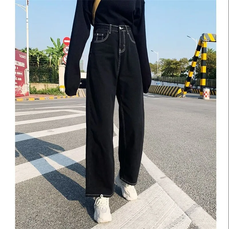 Jeans Women Denim Trousers Simple Chic Wide Leg Vintage Full Length Spring Loose S-5XL High Waisted Retro Streetwear Autumn Ins
Jeans Women Denim Trousers Simple Chic Wide Leg Vintage Full Length Spring Loose S-5XL High Waisted Retro Streetwear Autumn Ins