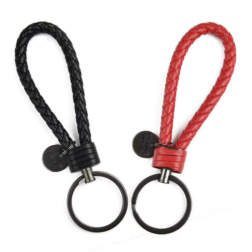 1pcs Key Ring Leather Strap Braided Rope Keychain Key Ring Party Gift Small Jewelry Synthetic Leather
1pcs Key Ring Leather Strap Braided Rope Keychain Key Ring Party Gift Small Jewelry Synthetic Leather