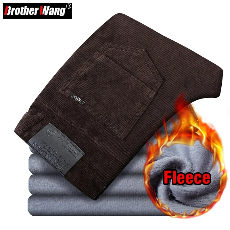 Winter 2024 New Men's Corduroy Warm Casual Pants Classic Style Business Fashion Elasticity Slim Thicken Trousers Male Brand
Winter 2024 New Men's Corduroy Warm Casual Pants Classic Style Business Fashion Elasticity Slim Thicken Trousers Male Brand