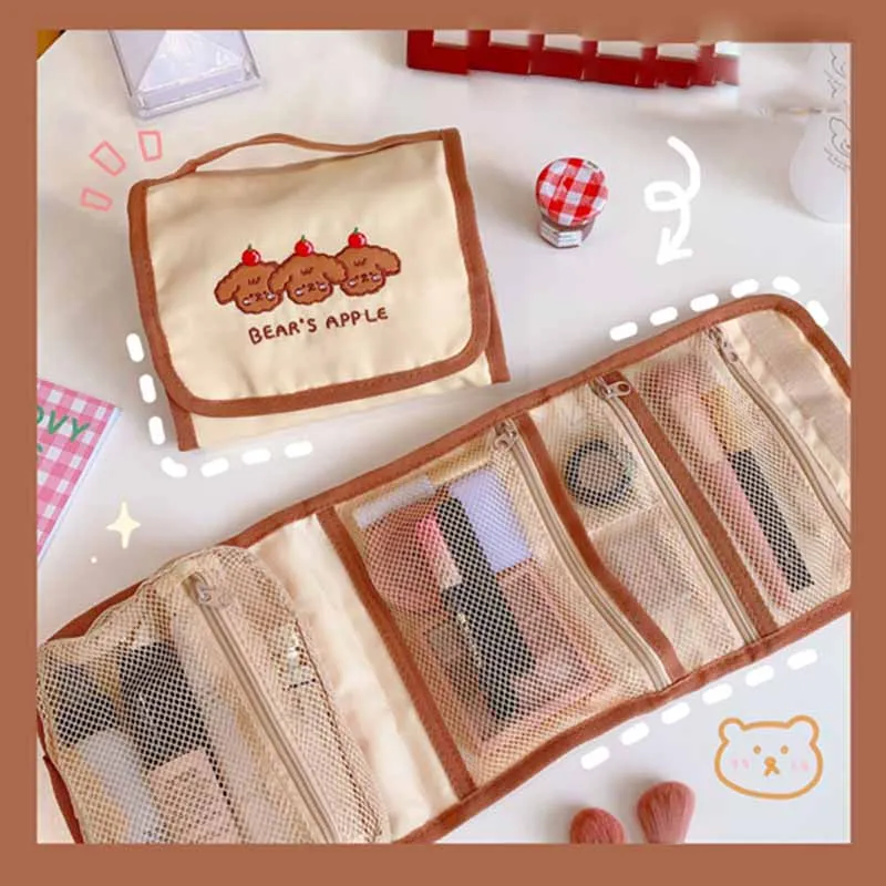 Kawaii Cartoon Women Makeup Bags Travel Cosmetic Bag Toiletries Organizer Waterproof Storage Neceser Hanging Bathroom Wash Bag 
Kawaii Cartoon Women Makeup Bags Travel Cosmetic Bag Toiletries Organizer Waterproof Storage Neceser Hanging Bathroom Wash Bag