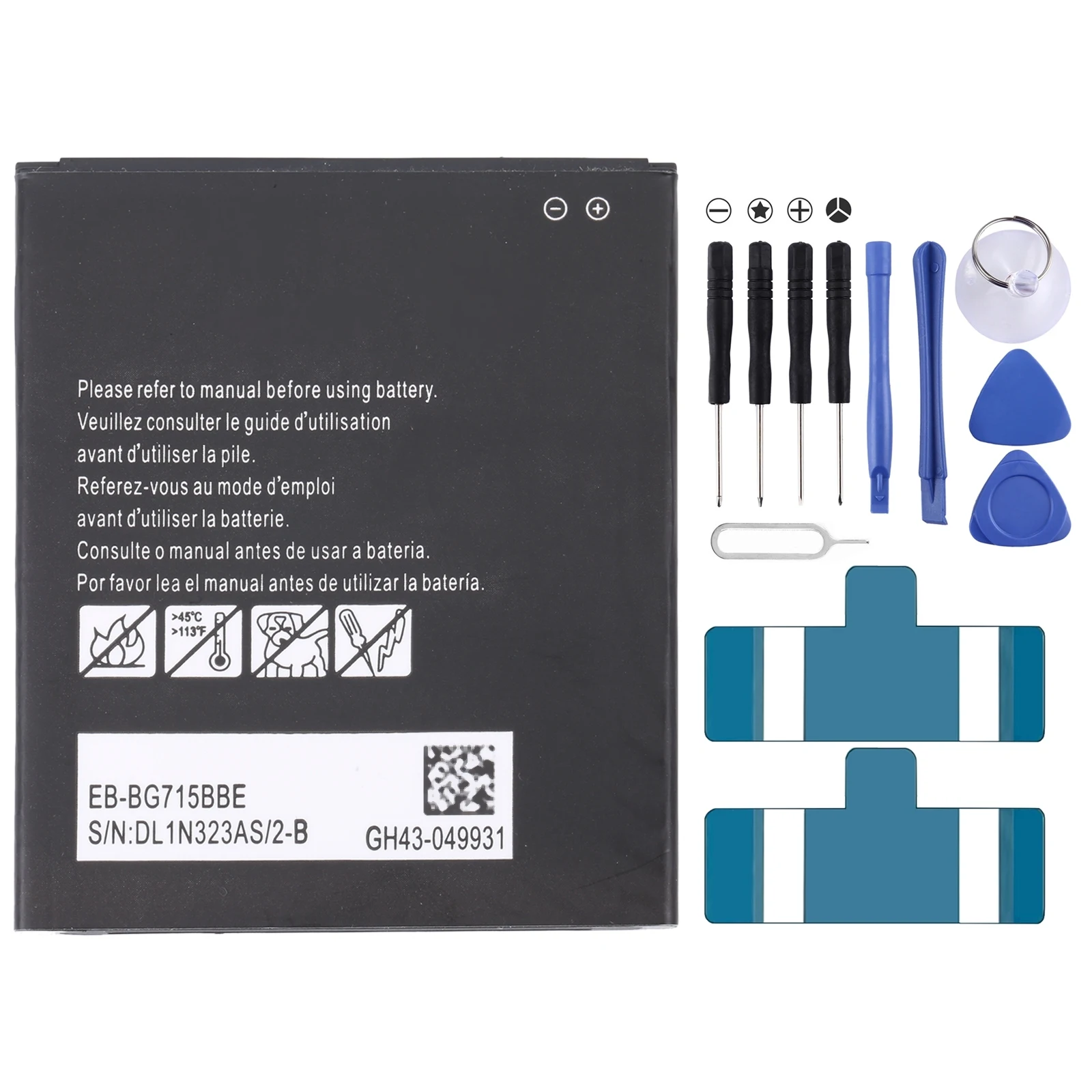 

Battery For Samsung Galaxy Xcover Pro 4050mAh EB-BG715BBE Battery Replacement