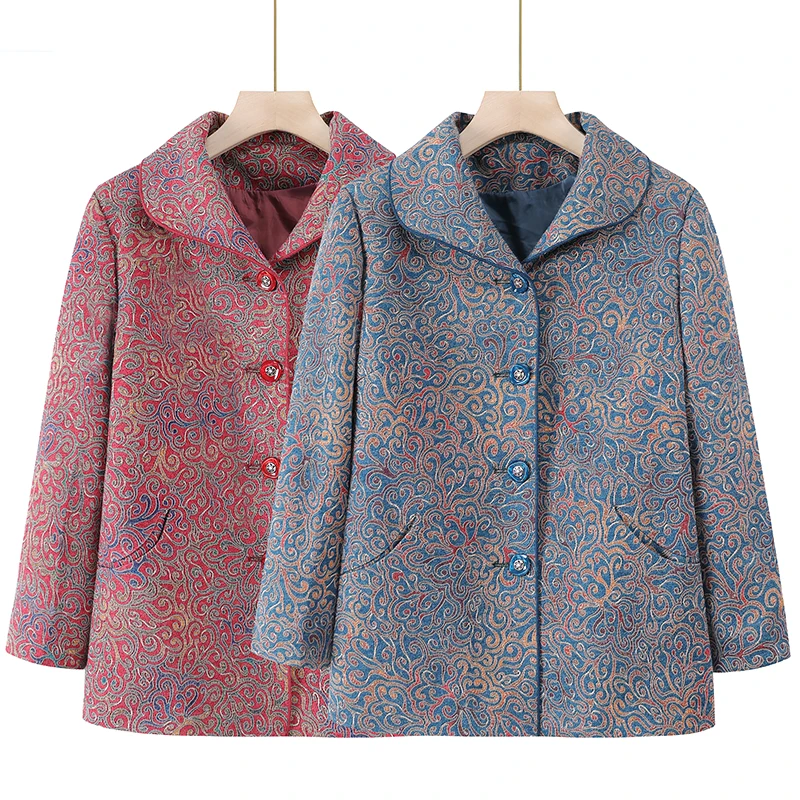 Spring And Autumn Grandma's Coat Middle-Aged Elderly Grandma Jacket Casual Tops Mother Clothes
Spring And Autumn Grandma's Coat Middle-Aged Elderly Grandma Jacket Casual Tops Mother Clothes