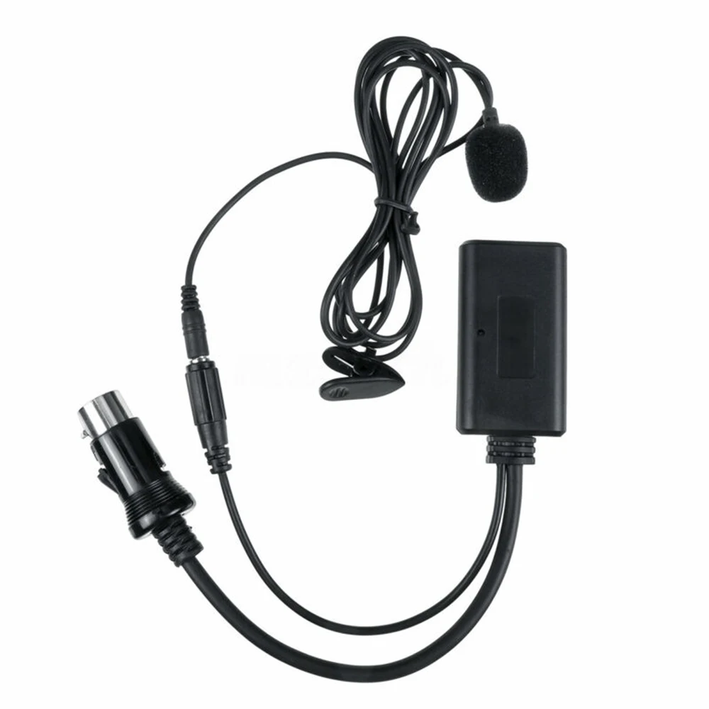 

8Pin Aux Audio Bluetooth HIFI Cable Adapters Microphone JieRui-BT 5908 Fit Alpine KCM-123B M-BUS Car Electronics Accessories