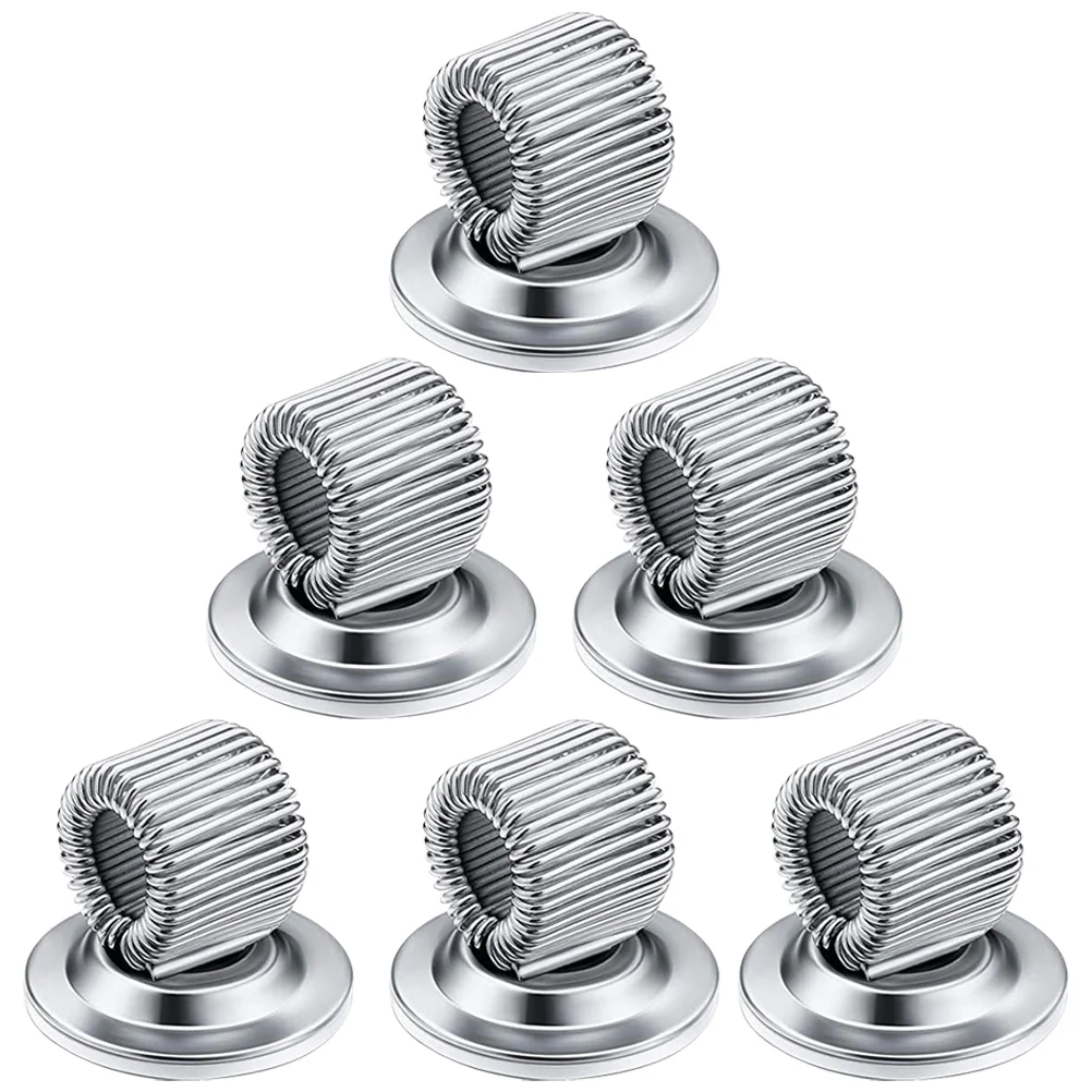 6 Pcs Small Pen Man Spring Clamps Rotating Desk Organizer Iron Self-adhesive Holder
6 Pcs Small Pen Man Spring Clamps Rotating Desk Organizer Iron Self-adhesive Holder