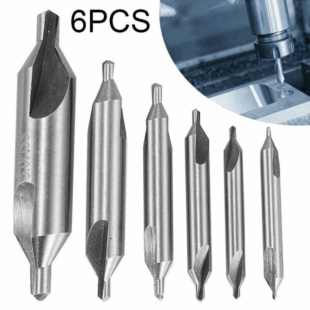 6PCS HSS Center Drill Lathe Combined Tool Bit Countersink Tackle Center Spotting Drilling Bit Power Tools 5/3/2.5/2/1.5/1mm
6PCS HSS Center Drill Lathe Combined Tool Bit Countersink Tackle Center Spotting Drilling Bit Power Tools 5/3/2.5/2/1.5/1mm