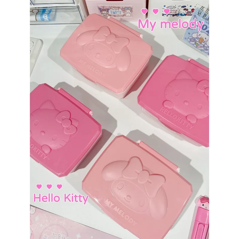 Anime Sanrio Kawaii Hellokitty My Melody Cartoon Cosmetic Storage Box Toothpick Cotton Swab Multifunctional Student Young Girl
Anime Sanrio Kawaii Hellokitty My Melody Cartoon Cosmetic Storage Box Toothpick Cotton Swab Multifunctional Student Young Girl