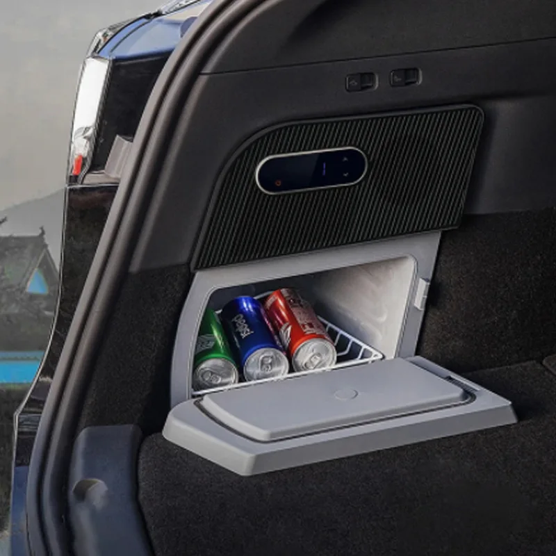 Black trunk compressor car mounted refrigeration refrigerator suitable for Tesla refrigerator MODEL Y
Black trunk compressor car mounted refrigeration refrigerator suitable for Tesla refrigerator MODEL Y