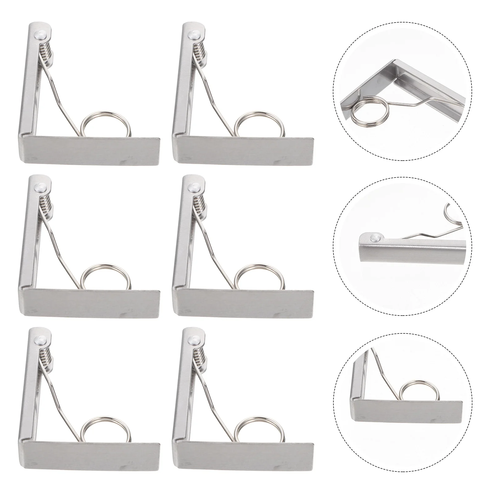 

Table Clips Tablecloth Clamps Cover Picnic Outdoor Holder Skirt Cloth Holders Weights Camping Tablecloths Metal Weight For Anti