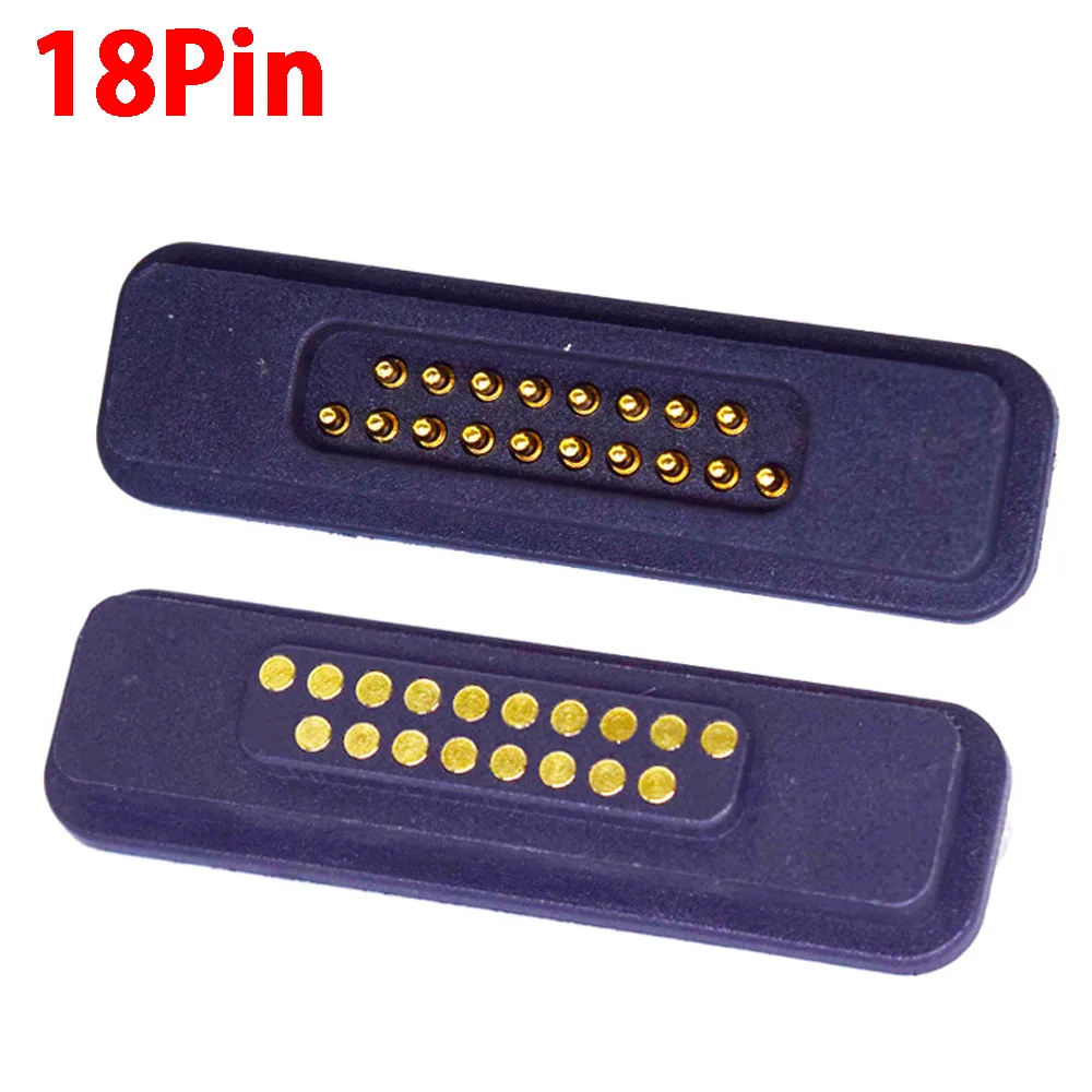 1 Pair 2A Waterproof Magnetic Pogo Pin Connector 18 Pin Spacing 2.54mm Male Female Spring Loaded DC Power Socket
1 Pair 2A Waterproof Magnetic Pogo Pin Connector 18 Pin Spacing 2.54mm Male Female Spring Loaded DC Power Socket