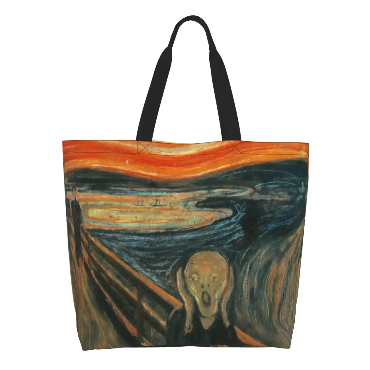 Funny The Scream By Edvard Munch Shopping Tote Bags Reusable Famous Oil Painting Canvas Grocery Shoulder Shopper Bag
Funny The Scream By Edvard Munch Shopping Tote Bags Reusable Famous Oil Painting Canvas Grocery Shoulder Shopper Bag