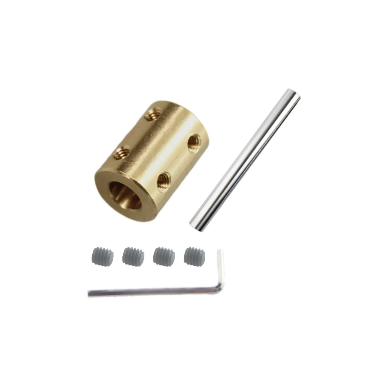 Motor Shaft Rigid Brass Sleeve Coupling 7mm 5mm 8mm 6mm 10mm 4mm Length100 mm Steel Shaft Bore Rigid Coupling
Motor Shaft Rigid Brass Sleeve Coupling 7mm 5mm 8mm 6mm 10mm 4mm Length100 mm Steel Shaft Bore Rigid Coupling