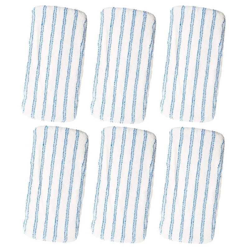 

NEW-6Pcs Replacement Microfiber Scrub Pads Fit For O-Cedar Dual Action Microfiber Flip Mop