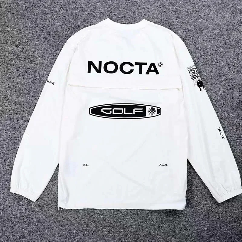 

Nocta Men's Golf Wear 2024 Spring New Co Branded Golf T-shirt Quick Drying Sports Shirt Long Sleeve Round Neck Men Golf Clothing