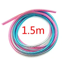 1.5M USB Charging Data Line Cable Protector Wire Cord Protection Wrap Cable Winder Organizer For iPhone For Xiaomi
1.5M USB Charging Data Line Cable Protector Wire Cord Protection Wrap Cable Winder Organizer For iPhone For Xiaomi