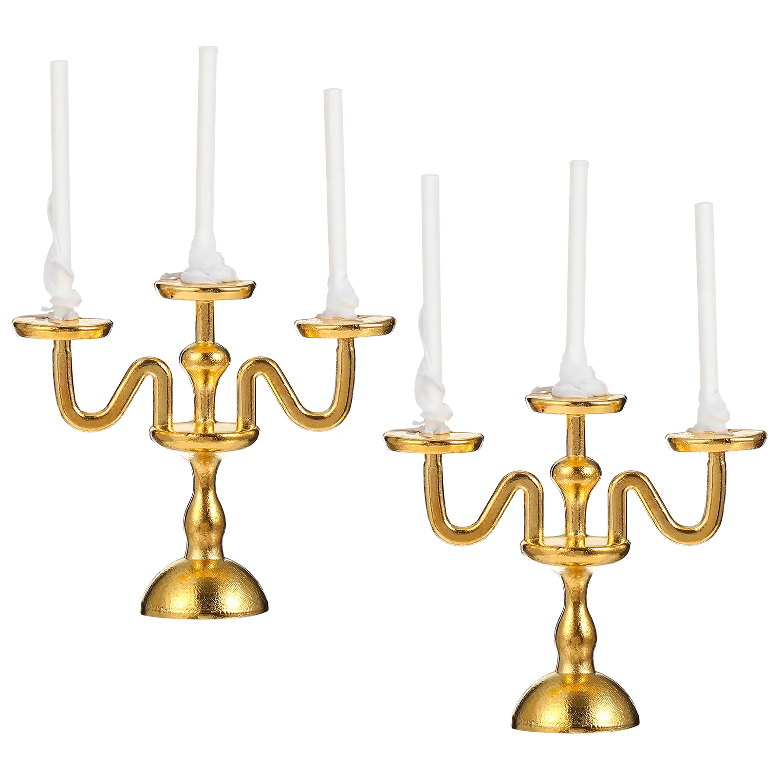 2 Pcs Candlestick Lamp Miniature Holder House Decor Mantel Decorations Light Model
2 Pcs Candlestick Lamp Miniature Holder House Decor Mantel Decorations Light Model