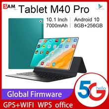 Tablet M40 Pro 8GB RAM 256GB ROM 10.1 Inch Tablets 1920x1200 Octa Core Android 10 Android Tablet 5G Tablete GPS Dual SIM Tablete
Tablet M40 Pro 8GB RAM 256GB ROM 10.1 Inch Tablets 1920x1200 Octa Core Android 10 Android Tablet 5G Tablete GPS Dual SIM Tablete