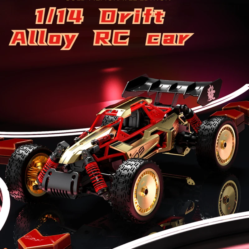 

1/14 гоночный внедорожник Drift RC автомобиль из сплава 2,4G 4WD модель высокоскоростного дистанционного управления электрическая машина игрушечные автомобили для детей и взрослых подарки