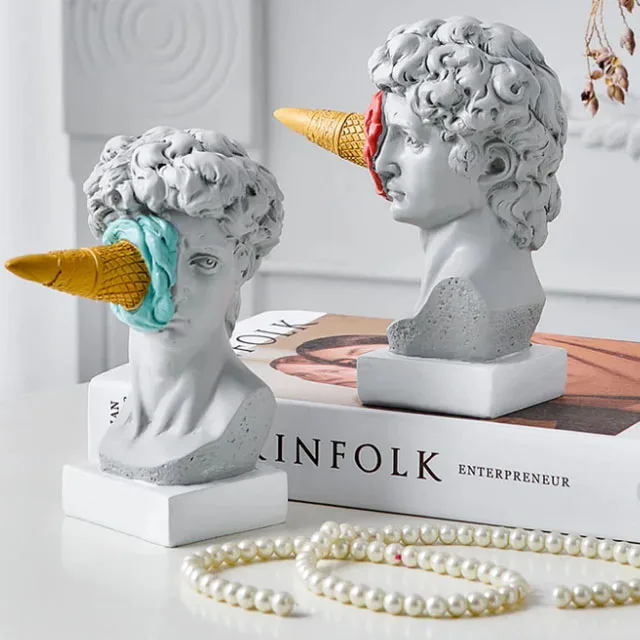 2022 Living Room Decor Sculpture Ice Cream David Statue Crafts Ornament Nordic Decor Greek Mythology Figurine David Statue
2022 Living Room Decor Sculpture Ice Cream David Statue Crafts Ornament Nordic Decor Greek Mythology Figurine David Statue