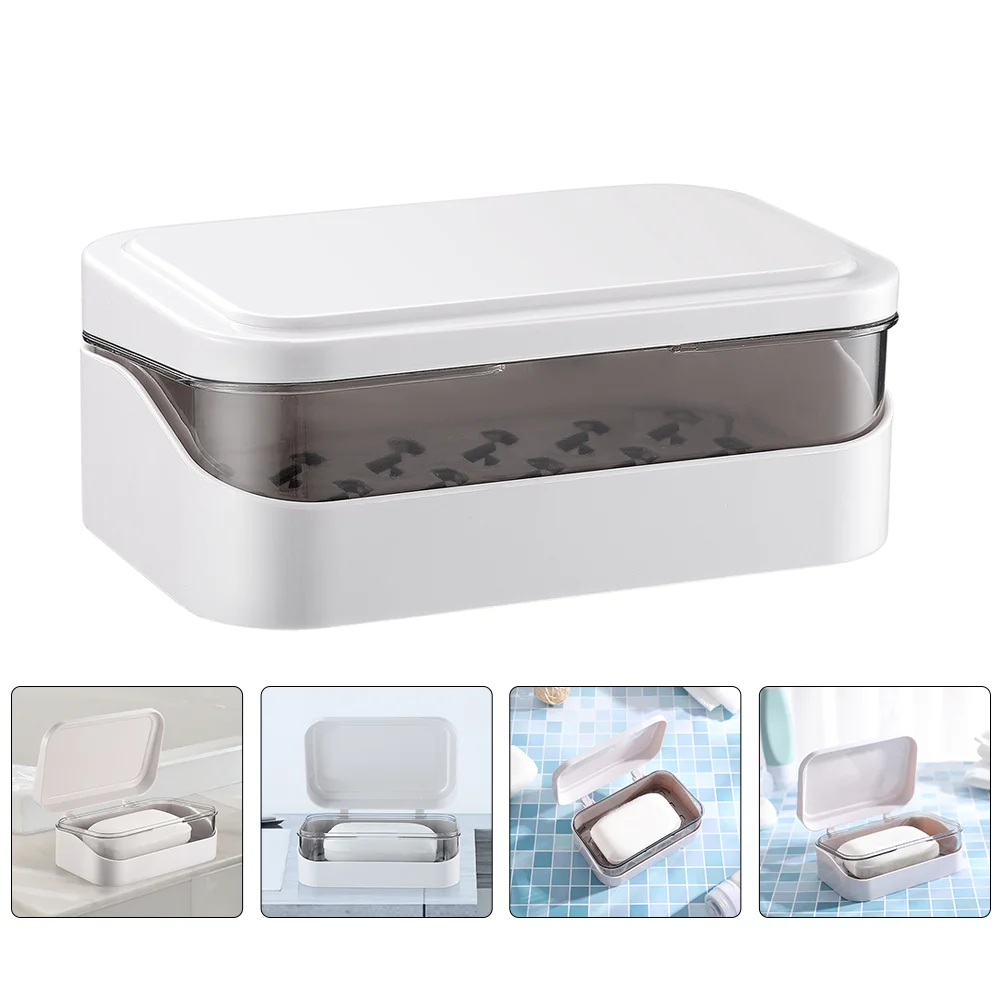2 Pcs Soap Box Dish Clamshell Holder Portable Bathroom Accessory Abs Draining Tray Travel Storage Container
2 Pcs Soap Box Dish Clamshell Holder Portable Bathroom Accessory Abs Draining Tray Travel Storage Container