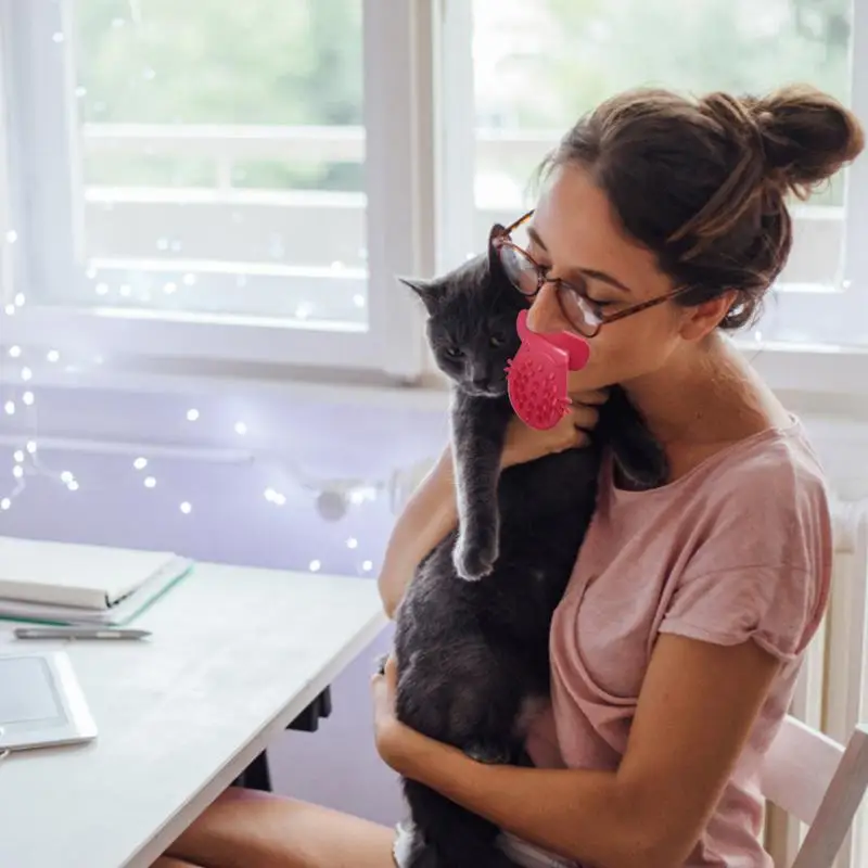 Pet Cat Massage Brush Tongue Shaped Silicone Soft Pet Hair Remover Brush Licking Cat Kitten Massage Brush Cat Grooming Tool
Pet Cat Massage Brush Tongue Shaped Silicone Soft Pet Hair Remover Brush Licking Cat Kitten Massage Brush Cat Grooming Tool
