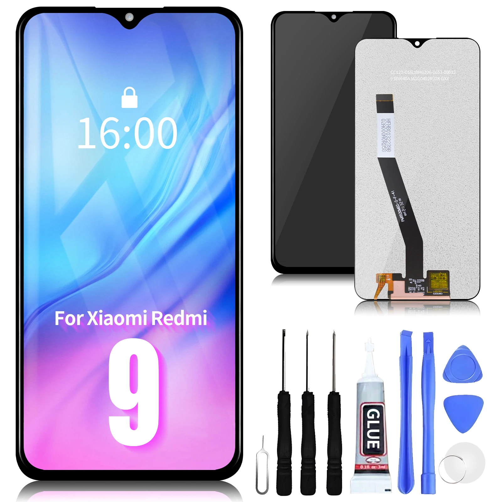 

6.53" Original LCD for Xiaomi Redmi 9 Display Touch Screen Digitizer Assembly Replacement For Redmi 9 M2004J19G M2004J19C Screen